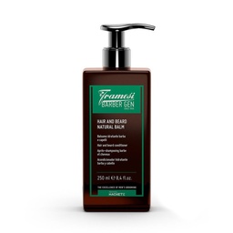 [A01802] HAIR AND BEARD NATURAL BALM 250 ML / فرامسي باربار جن مرطب طبيعي للشعر واللحية 250مل