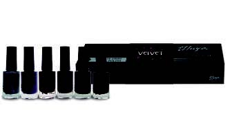 Deluxe Nail Polish Kit / Velvet Night (6Units) / مجموعة طلاء أظافر فاخرة  / فيلفيت  (6 وحدات) 