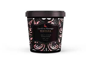 SALT SCRUB SULATANA COLLECTION 800 GRM AMBER WOOD / مقشر بالملح 800 جرام من خشب العنبر