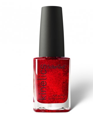Kinetics SolarGel Nail Polish Raspberry Beret #025 / طلاء أظافر من كينتيكس سولار جيل رازبيري بيريت #025