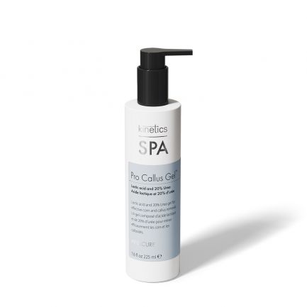 Kinetics Pedicure SPA Pro Callus Remover Gel - 225ml / جل مزيل الكالس القدم من كينتيكس باديكير سبا - 225 مل