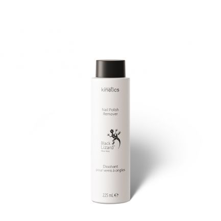 Kinetics Nail Polish Remover Black Lizard with Aloe Vera scent 225ml / مزيل طلاء الاظافر من كينيتيكس ،بلاك ليزيرد برائحة الصبار 225 مل